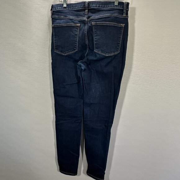 J Crew Mercantile Jeans Womens 30 Mid Rise Skinny Cotton Stretch Denim Dark Wash - Picture 5 of 7